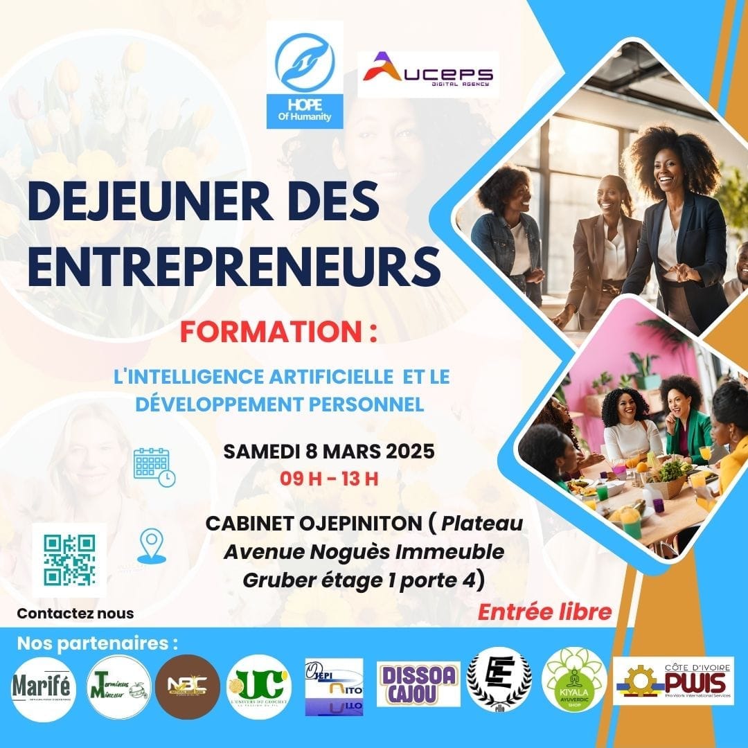 Evènement- Déjeuner des entrepreneurs Auceps Digital
